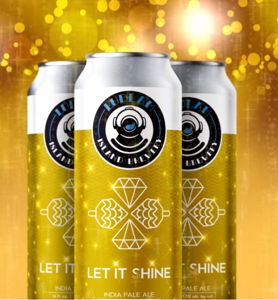Ludlam Island Brewery - Let It Shine IPA (4 pack 16oz cans)