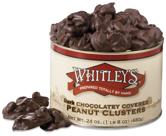 Dark Chocolatey Peanut Clusters | Whitleys Peanut Factory